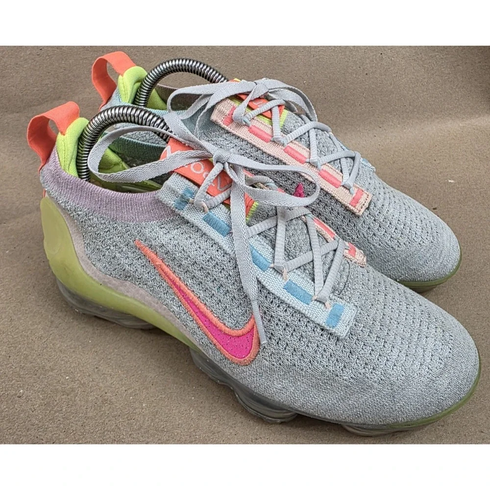 Women's (Sz 6) Nike Air VaporMax 2021 Flyknit Neon DH4088-002